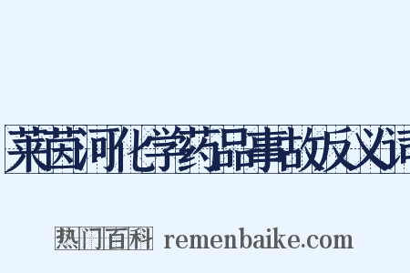 莱茵河化学药品事故反义词是什么意思的图片